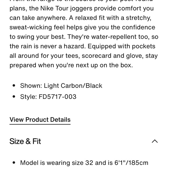 Nike Tour Repel joggers FD5717-003 - Picture 6 of 6